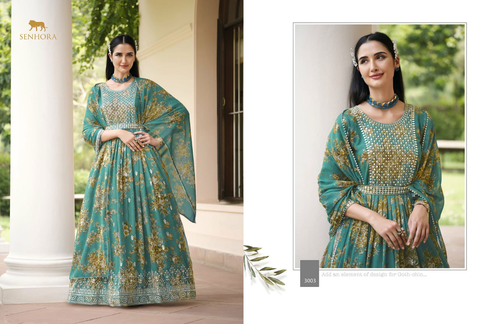 Senhora Kesha Anarkali Wedding Wear Gown Catalog
